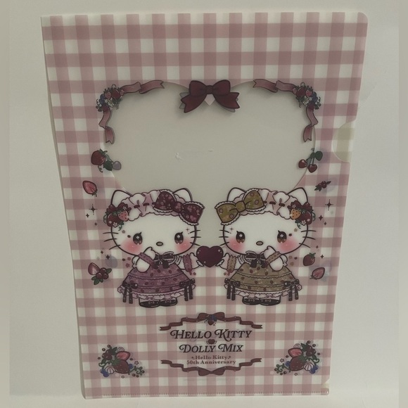 Sanrio Other - Hello Kitty and Mimi Dolly Mix 50th Anniversary Thin File Folder